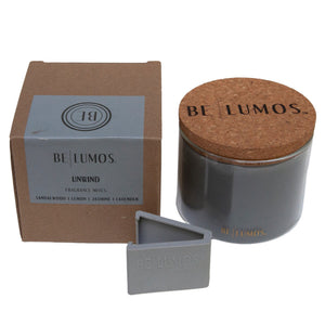 UNWIND Cork Wick Candle-Candle-Be | Lumos